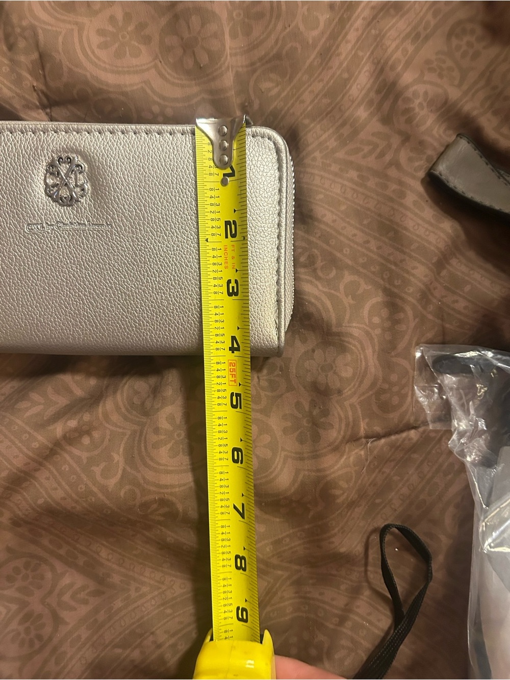Christian lacroix Silver Zip-Around Wristlet Wallet - Picture 10 of 10